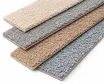 Carpet Flooring Samples In Three Colours