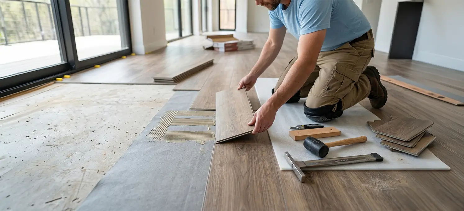 lvp-flooring-process